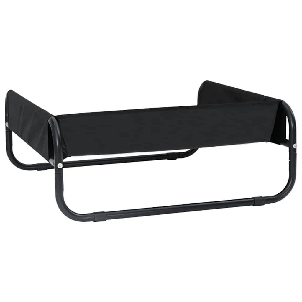 Hondenbed Zwart 75 x 75 x 30 cm Staal is nu te koop bij PeponiXL, paradijselijk wonen!