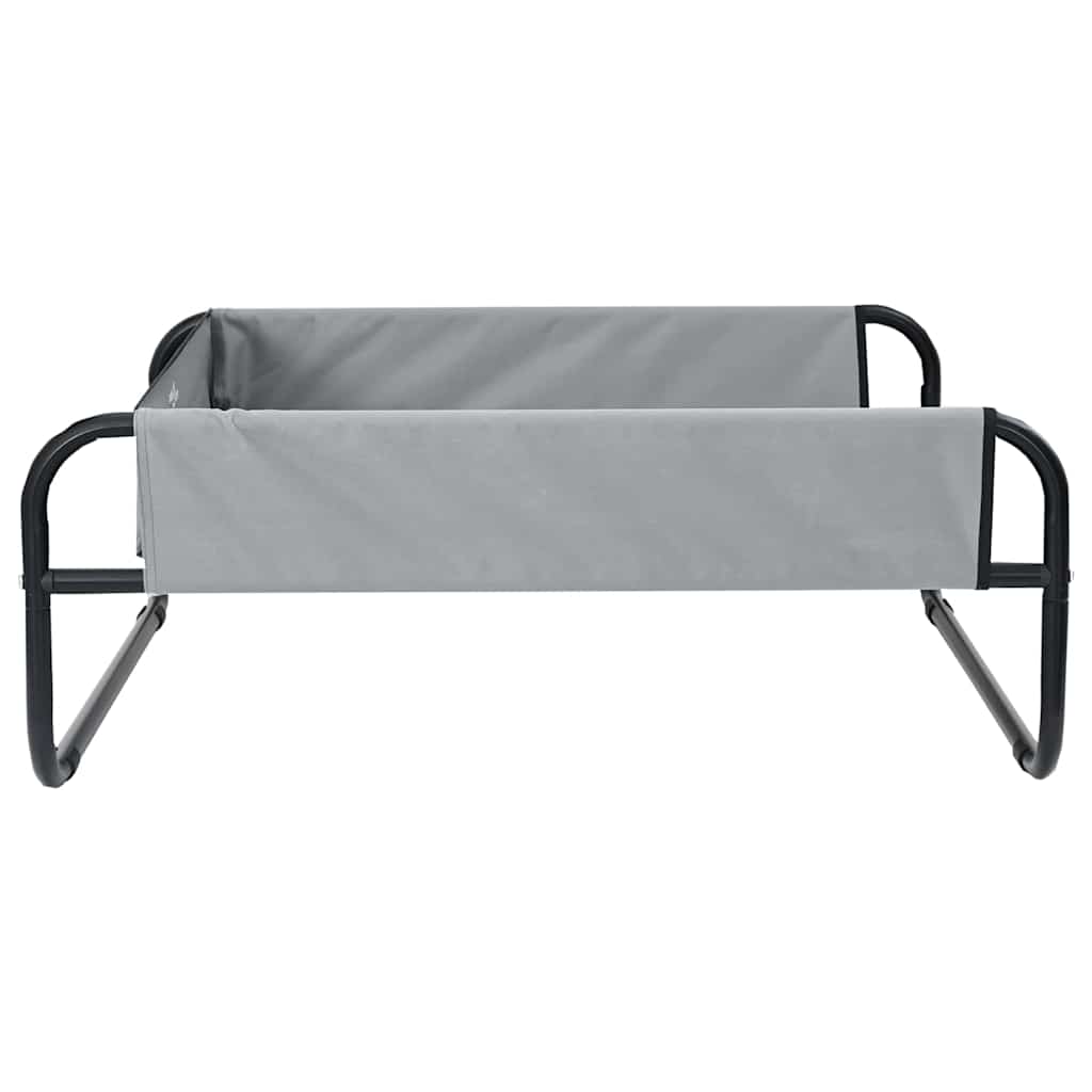 Hondenbed Lichtgrijs 57 x 57 x 24 cm Staal is nu te koop bij PeponiXL, paradijselijk wonen!