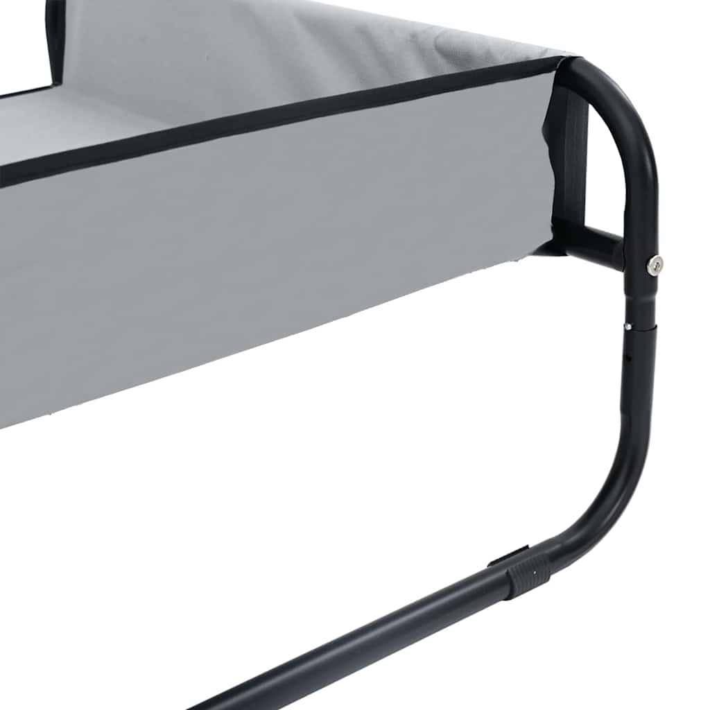 Hondenbed Lichtgrijs 70 x 70 x 28,5 cm Staal is nu te koop bij PeponiXL, paradijselijk wonen!