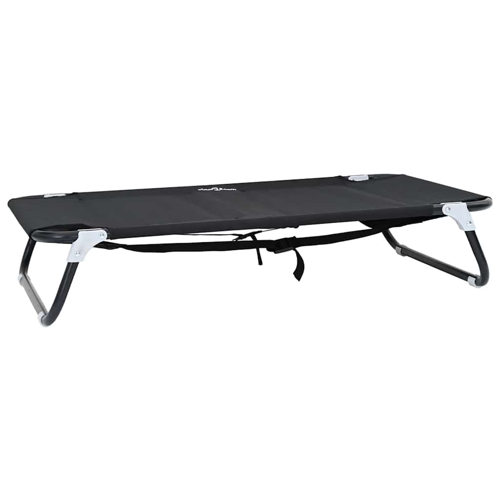 Hondenbed Zwart 90 x 55 x 18 cm Staal is nu te koop bij PeponiXL, paradijselijk wonen!