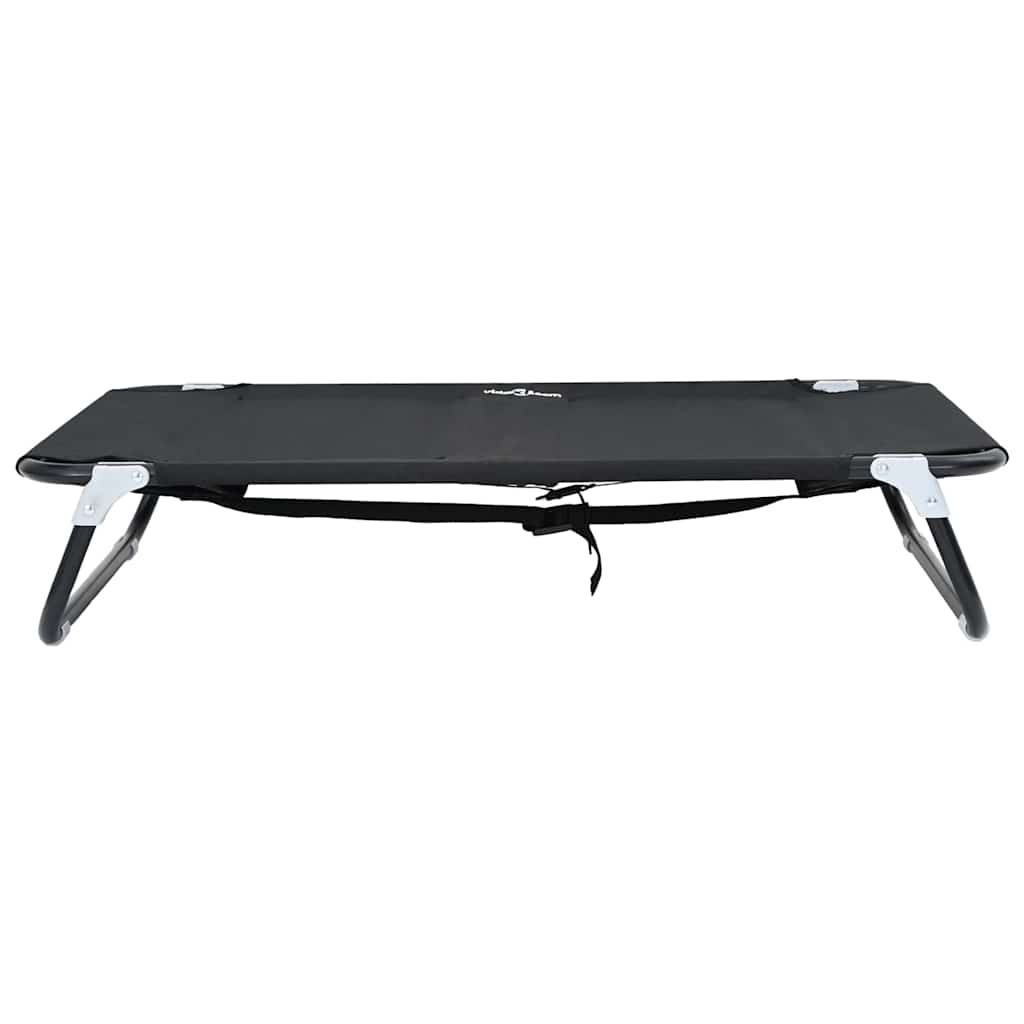 Hondenbed Zwart 90 x 55 x 18 cm Staal is nu te koop bij PeponiXL, paradijselijk wonen!