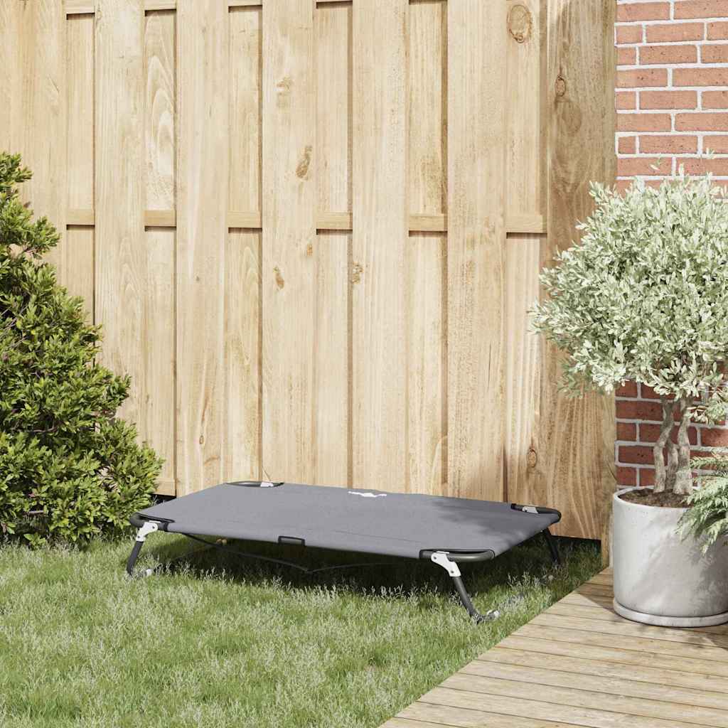 Hondenbed Lichtgrijs 90 x 55 x 18 cm Staal is nu te koop bij PeponiXL, paradijselijk wonen!