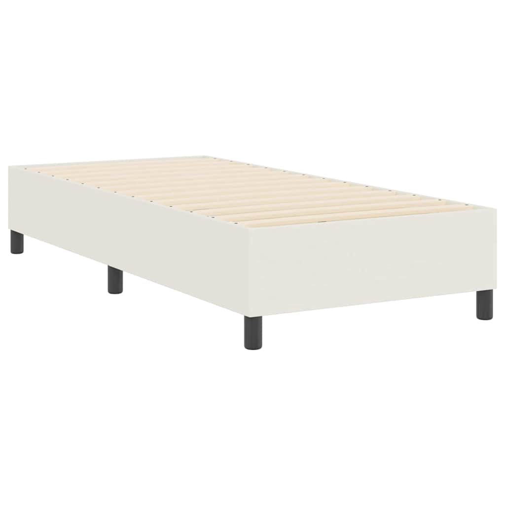 Platform bedframe Crème 80 x 200 cm Katoen Stof is nu te koop bij PeponiXL, paradijselijk wonen!