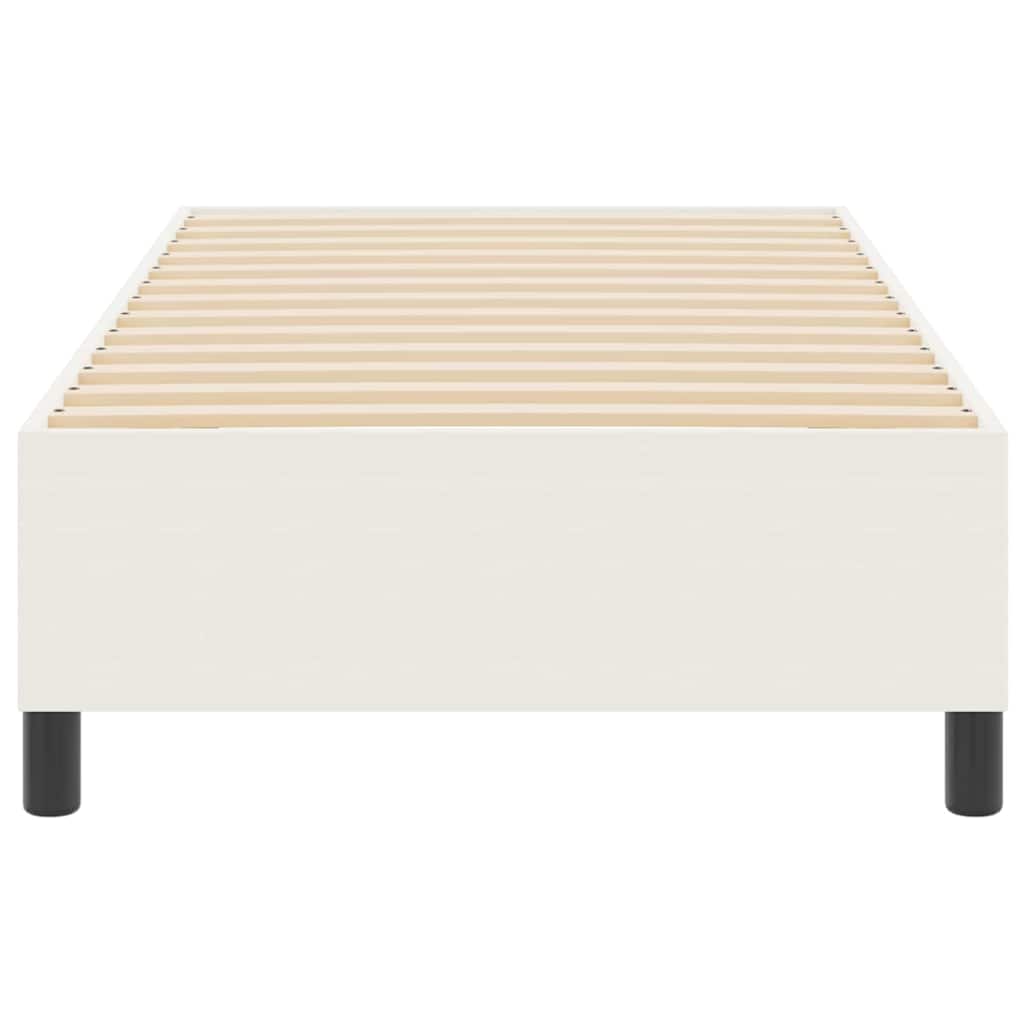 Platform bedframe Crème 80 x 200 cm Katoen Stof is nu te koop bij PeponiXL, paradijselijk wonen!