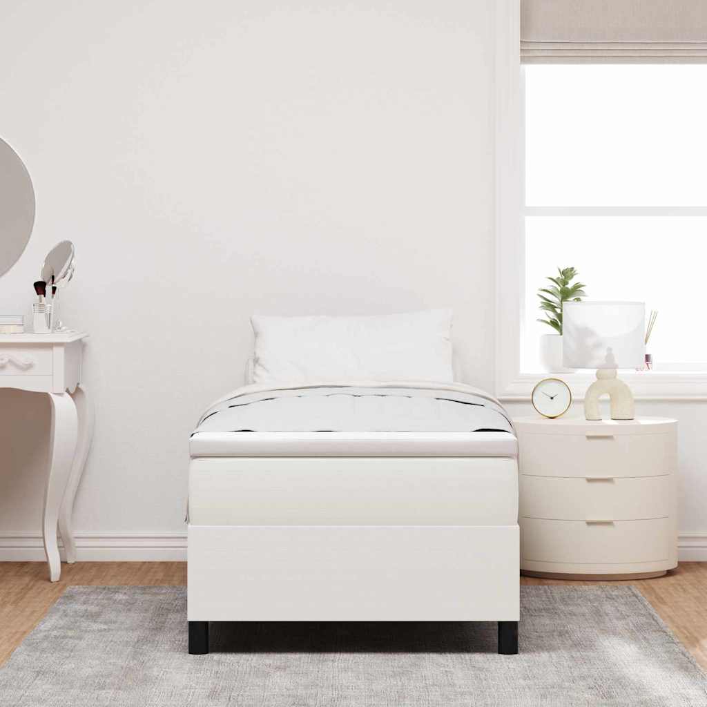 Platform bedframe Crème 90 x 190 cm Katoen Stof is nu te koop bij PeponiXL, paradijselijk wonen!