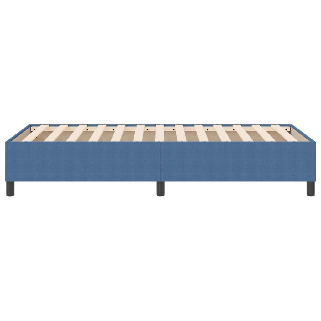 Platform bedframe Blauw 90 x 190 cm Katoen Stof