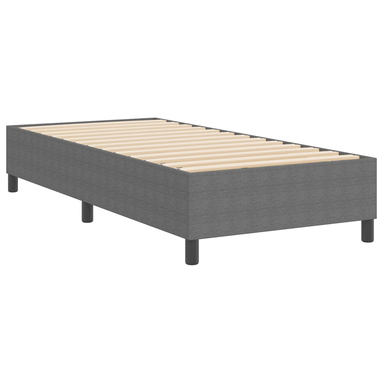 Platform bedframe Lichtgrijs 90 x 200 cm Stof is nu te koop bij PeponiXL, paradijselijk wonen!