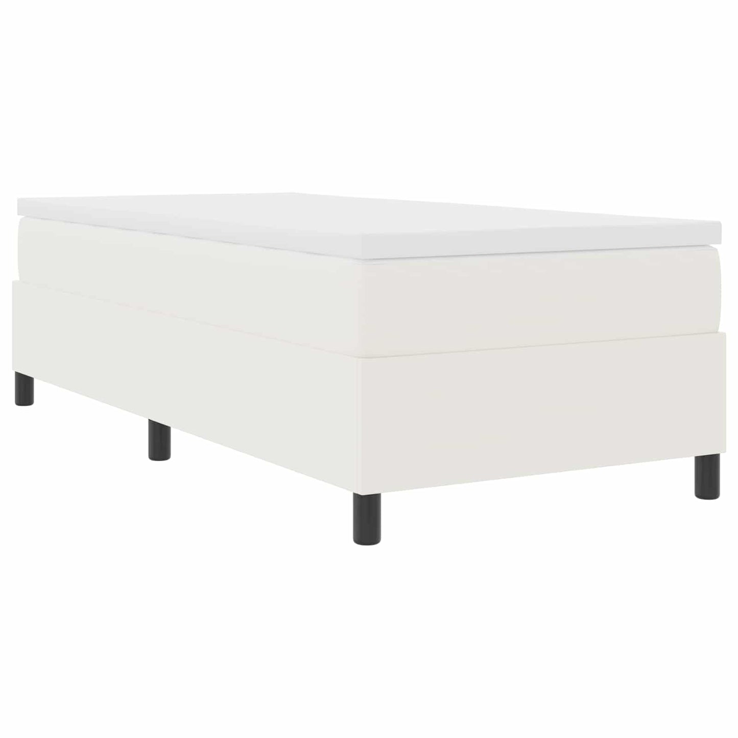 Platform bedframe Crème 100 x 200 cm Katoen Stof is nu te koop bij PeponiXL, paradijselijk wonen!