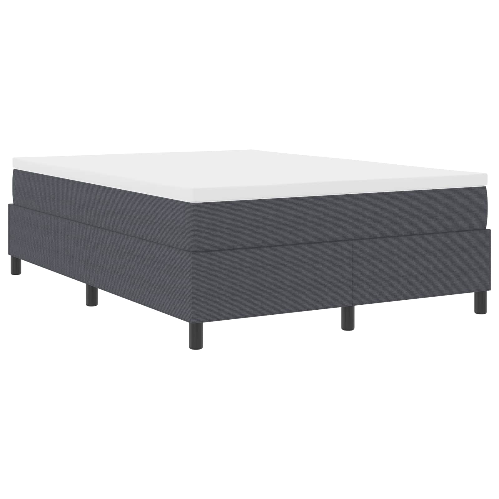 Platform bedframe Donkergrijs 140 x 200 cm Stof is nu te koop bij PeponiXL, paradijselijk wonen!
