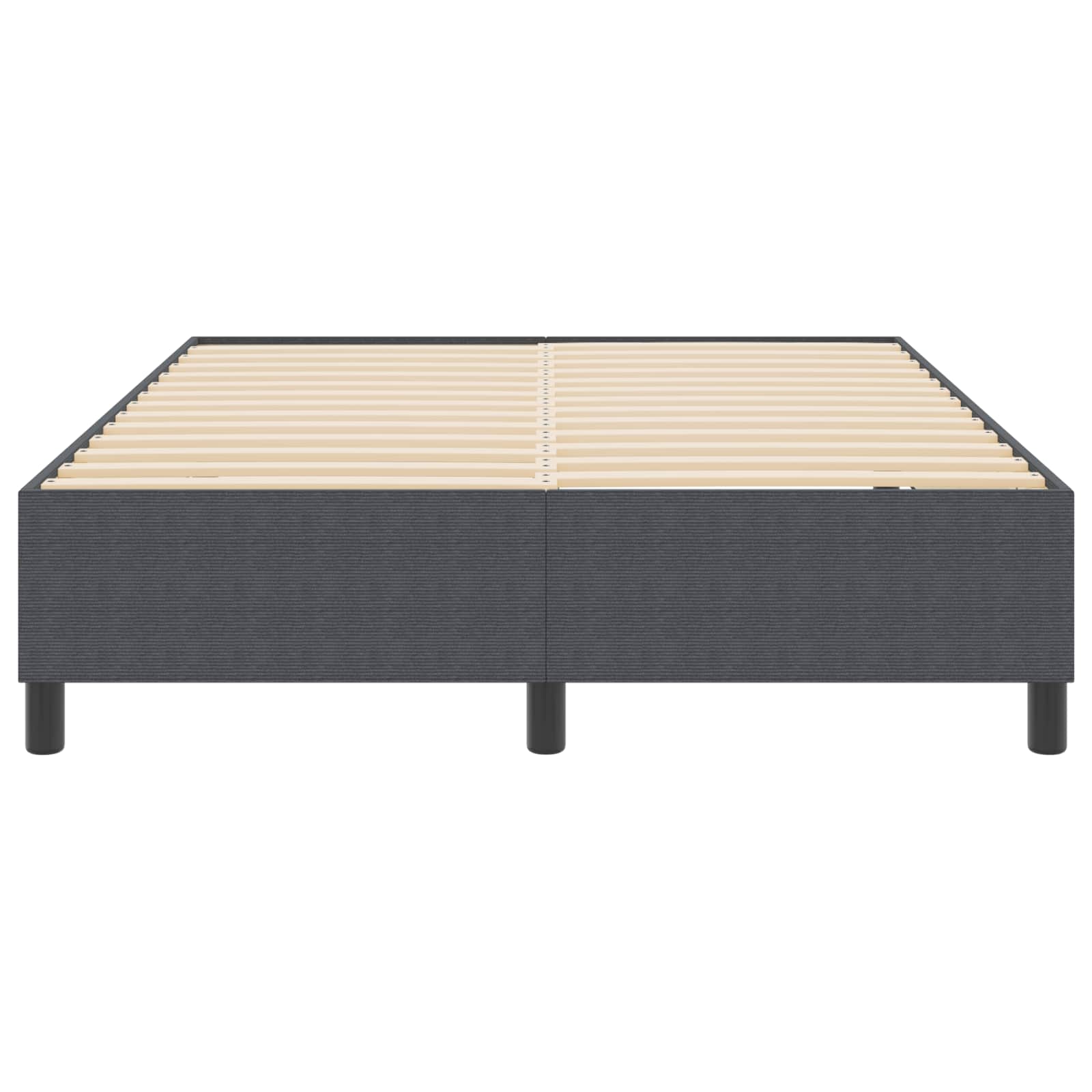 Platform bedframe Donkergrijs 140 x 200 cm Stof is nu te koop bij PeponiXL, paradijselijk wonen!