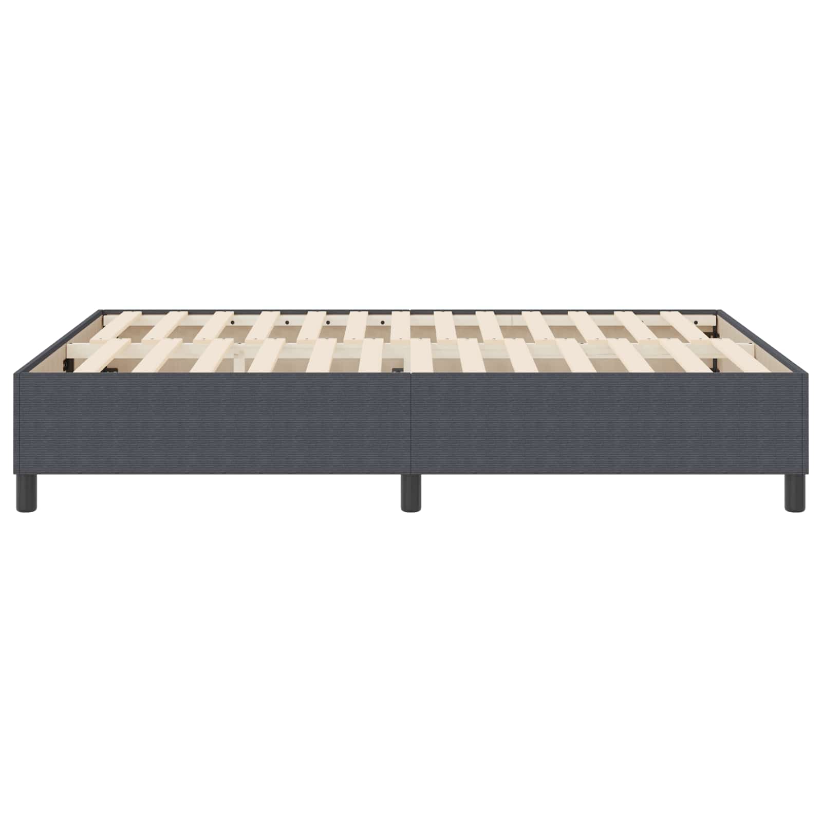 Platform bedframe Donkergrijs 140 x 200 cm Stof is nu te koop bij PeponiXL, paradijselijk wonen!