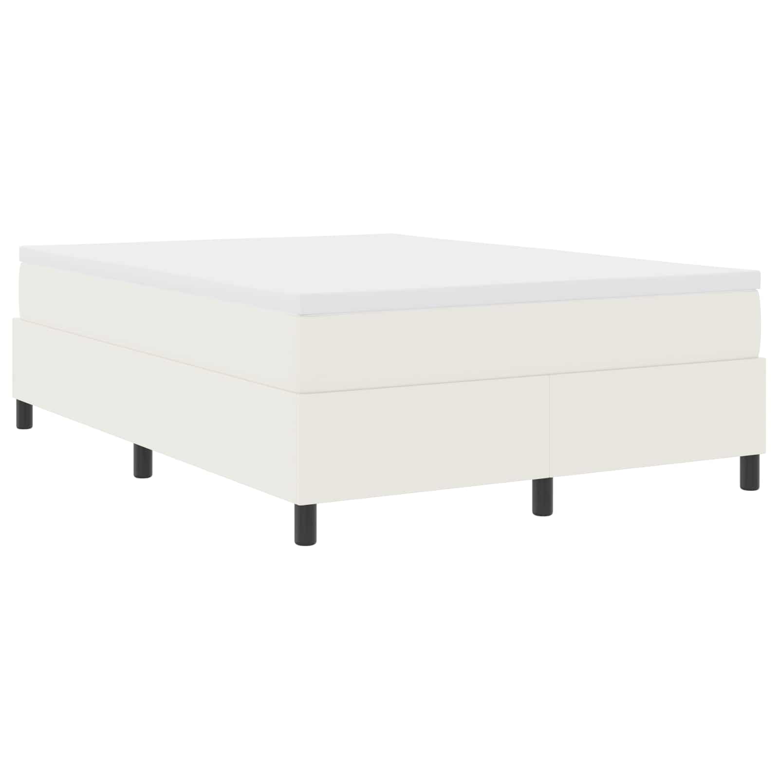 Platform bedframe Crème 160 x 200 cm Stof is nu te koop bij PeponiXL, paradijselijk wonen!
