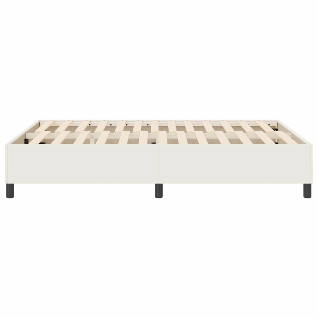 Platform bedframe Crème 160 x 200 cm Stof is nu te koop bij PeponiXL, paradijselijk wonen!