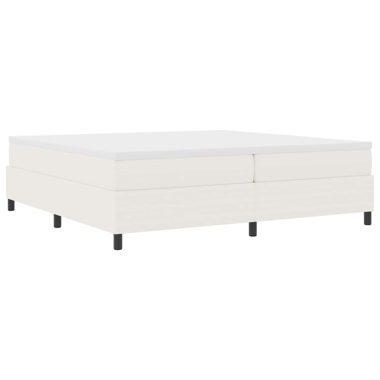 Platform bedframe Crème 200 x 200 cm Stof is nu te koop bij PeponiXL, paradijselijk wonen!