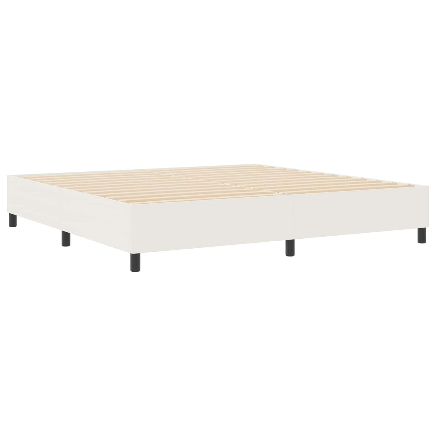 Platform bedframe Crème 200 x 200 cm Stof is nu te koop bij PeponiXL, paradijselijk wonen!