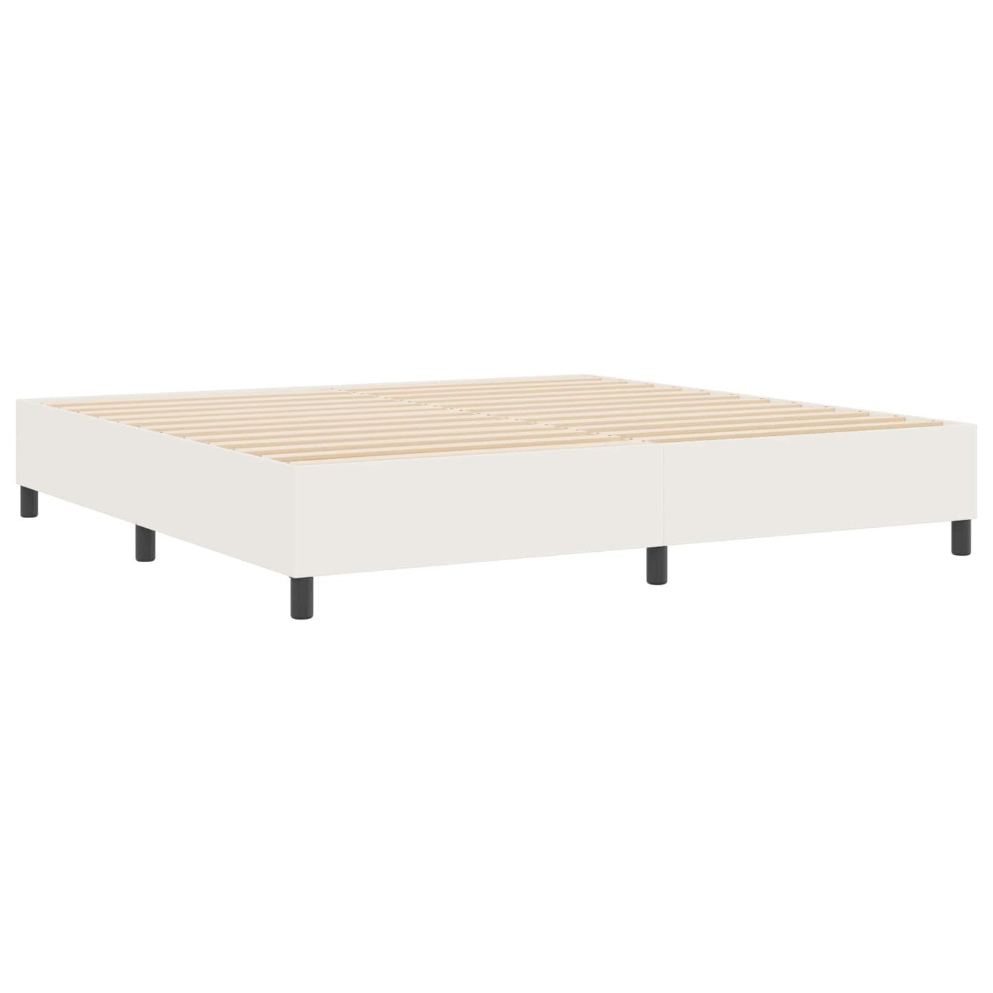 Platform bedframe Crème 200 x 200 cm Stof is nu te koop bij PeponiXL, paradijselijk wonen!