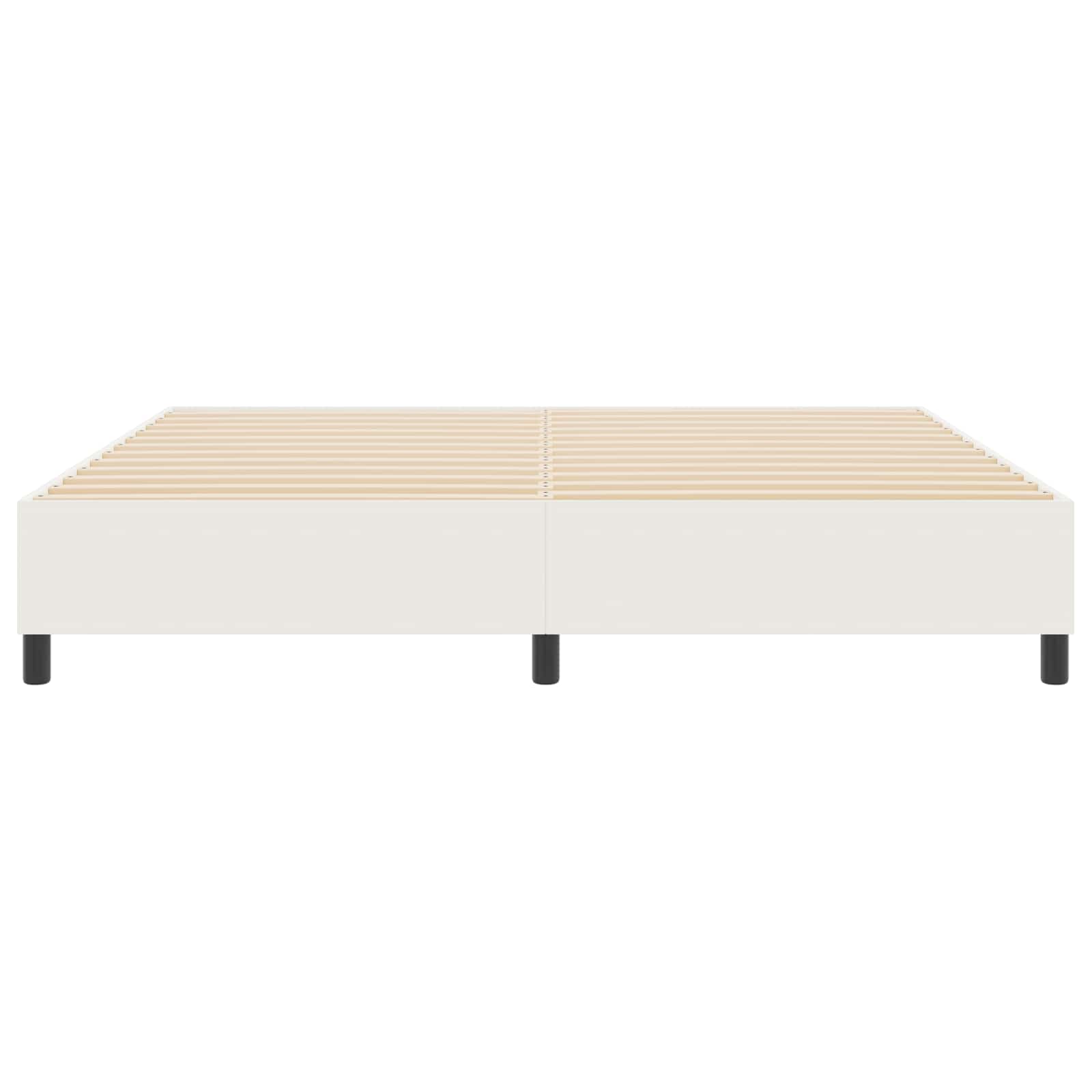 Platform bedframe Crème 200 x 200 cm Stof is nu te koop bij PeponiXL, paradijselijk wonen!