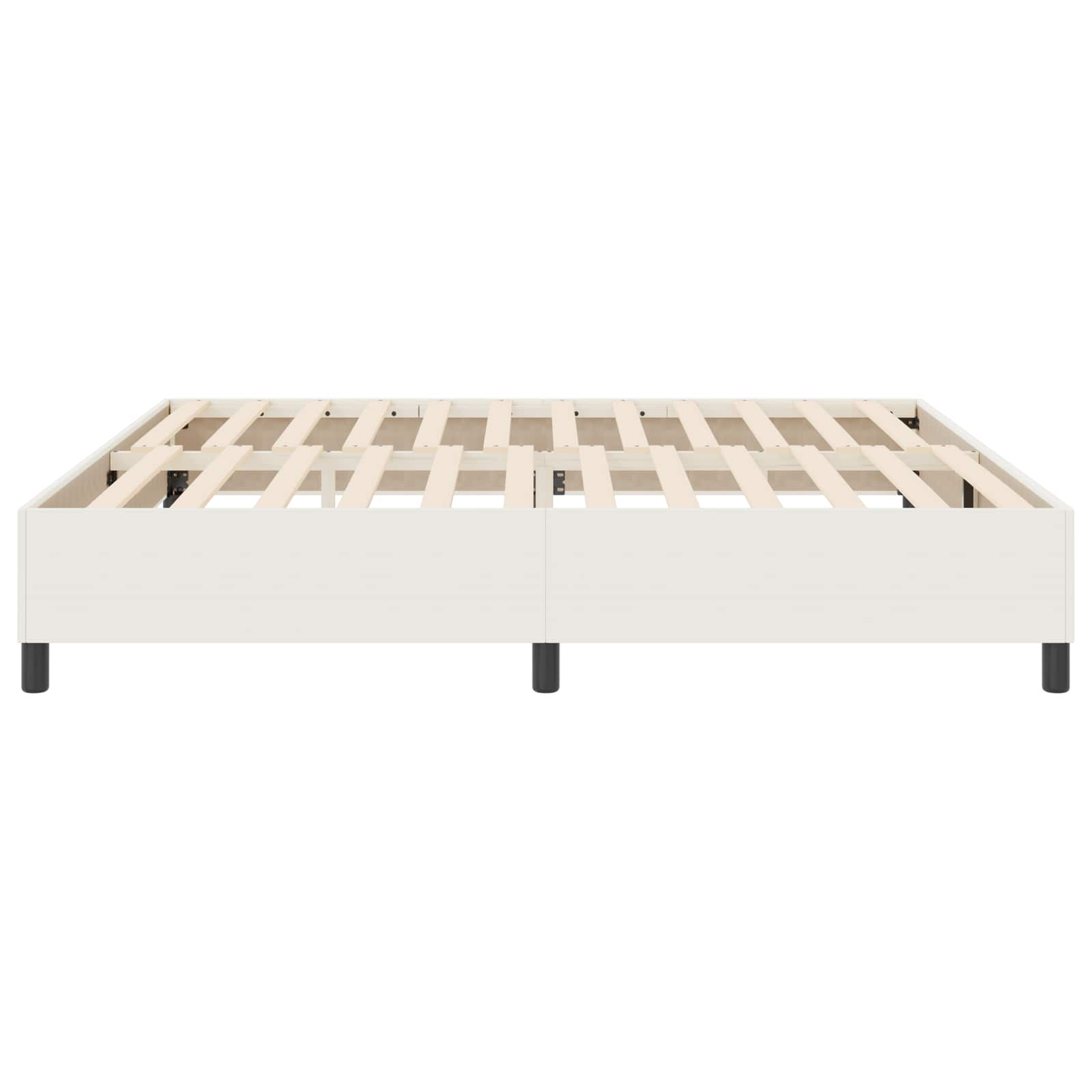 Platform bedframe Crème 200 x 200 cm Stof is nu te koop bij PeponiXL, paradijselijk wonen!