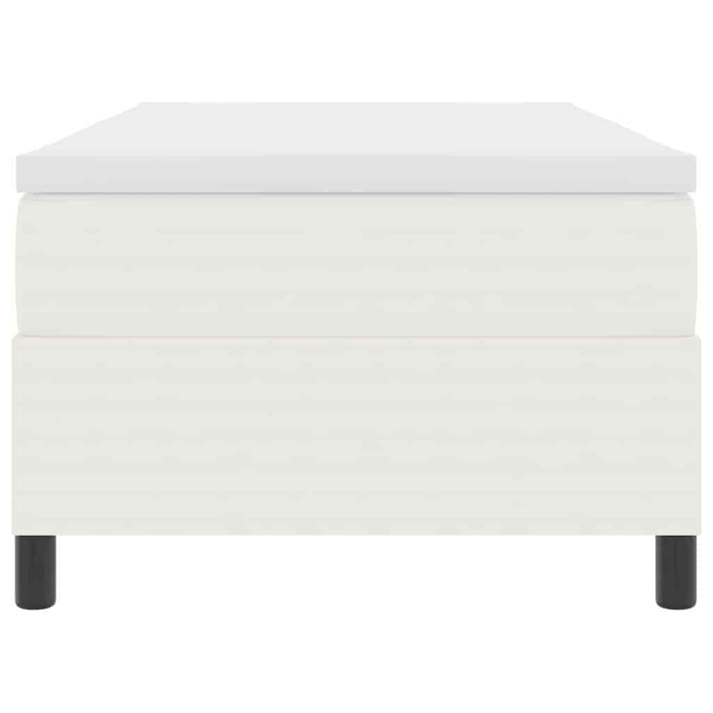 Boxspringbed Crème en Wit 80 x 200 cm Katoen Stof is nu te koop bij PeponiXL, paradijselijk wonen!