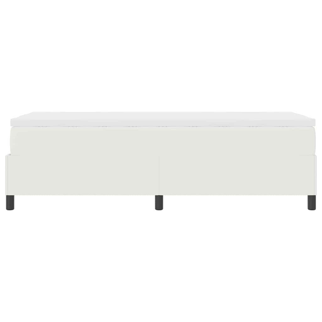 Boxspringbed Crème en Wit 90 x 200 cm Katoen Stof is nu te koop bij PeponiXL, paradijselijk wonen!