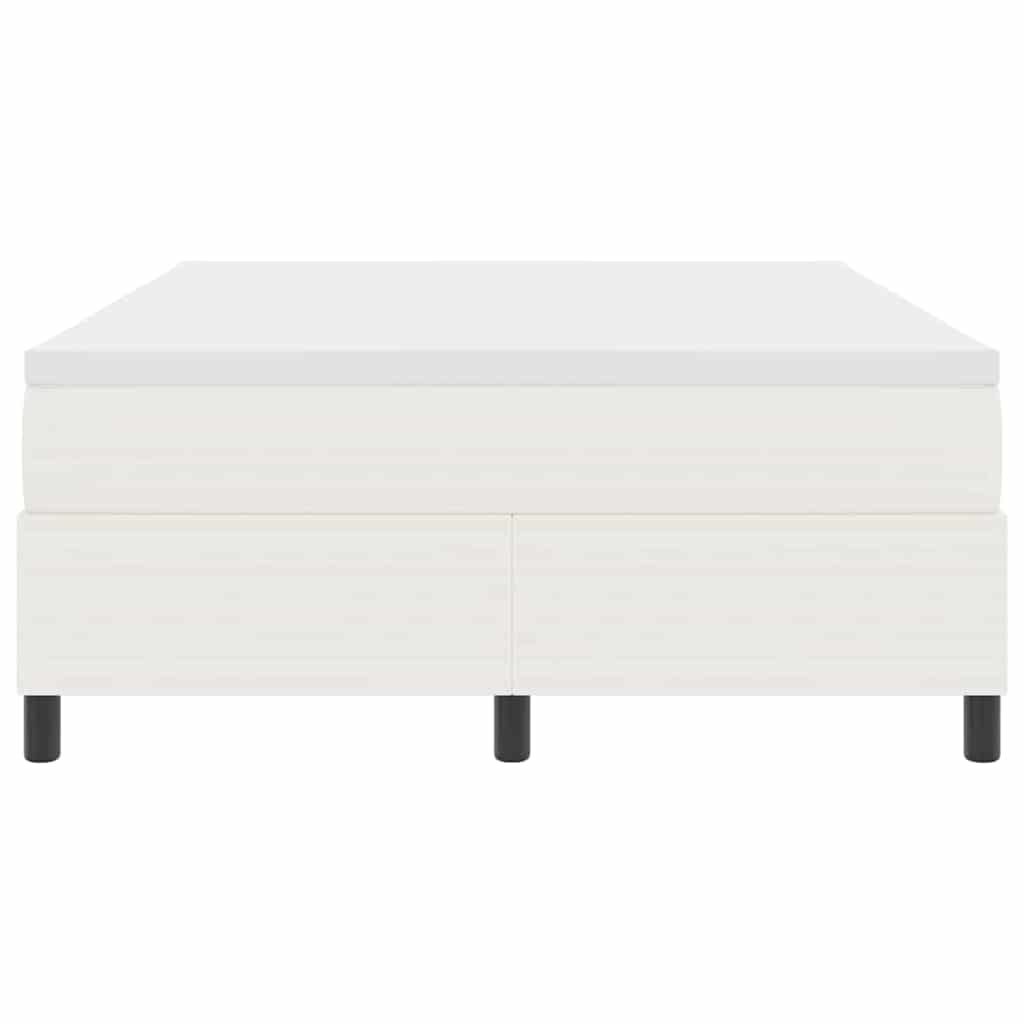 Boxspringbed Crème en Wit 160 x 200 cm Katoen Stof is nu te koop bij PeponiXL, paradijselijk wonen!