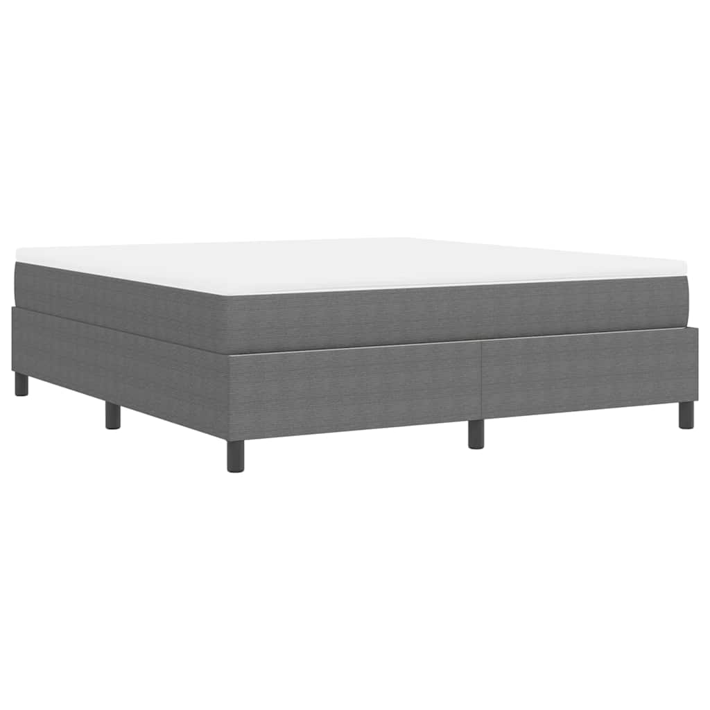 Boxspringbed Lichtgrijs en wit. 180 x 200 cm Katoen Stof is nu te koop bij PeponiXL, paradijselijk wonen!