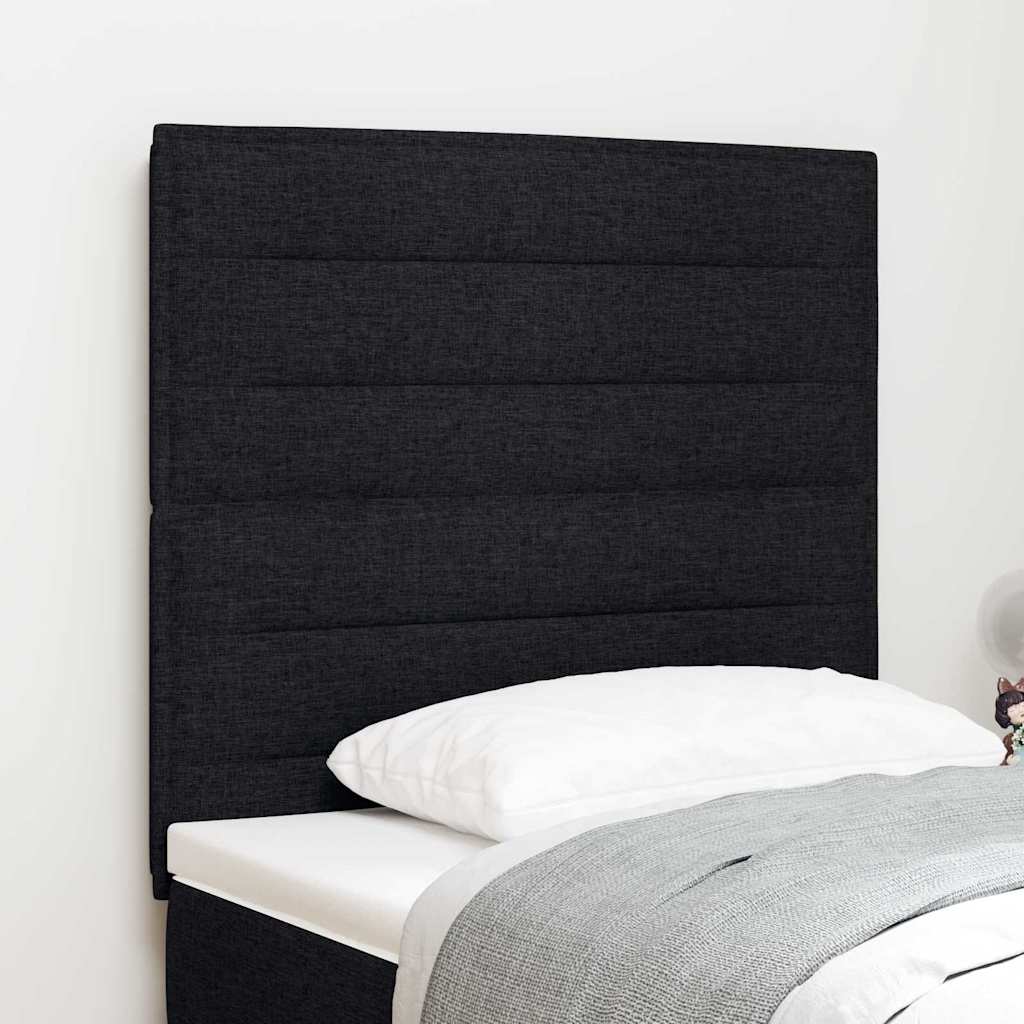 Hoofdbord Zwart 90 cm Stof is nu te koop bij PeponiXL, paradijselijk wonen!