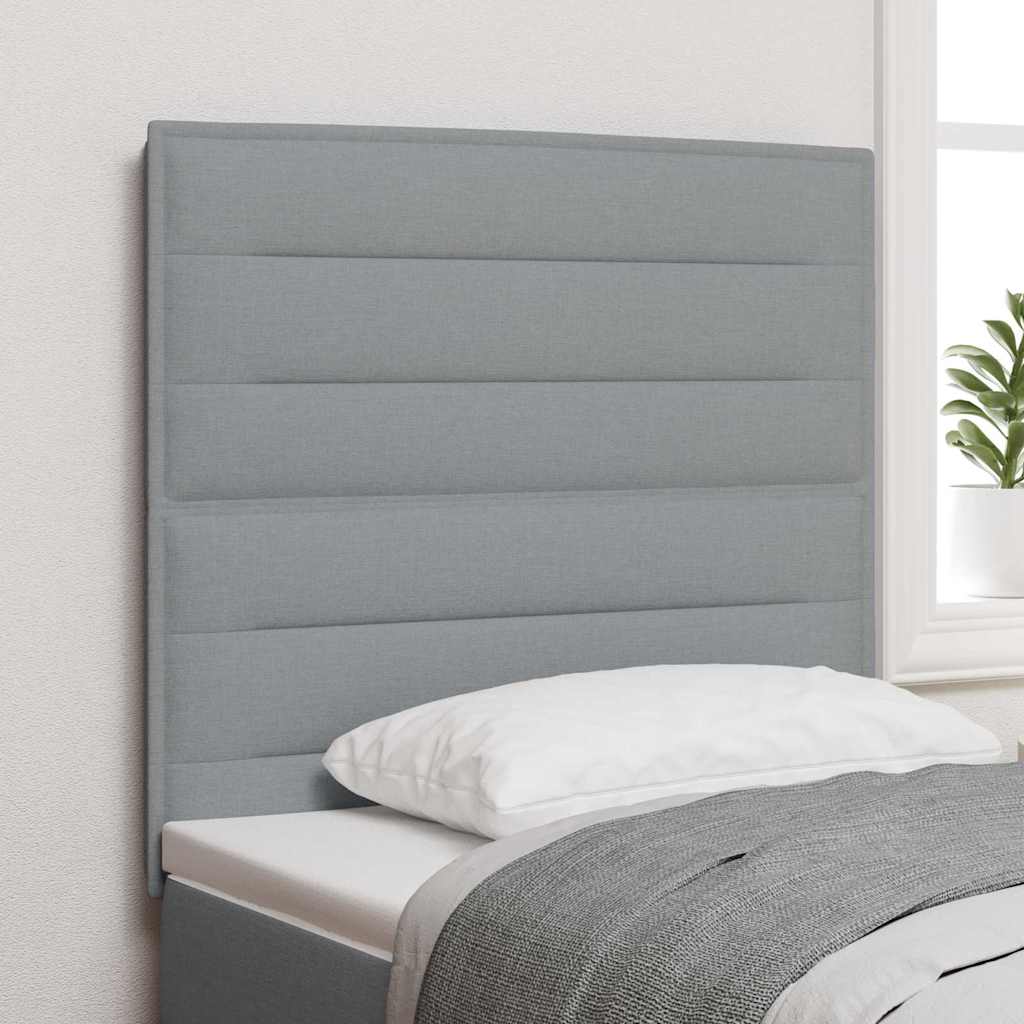 Hoofdbord Lichtgrijs 100 cm Stof is nu te koop bij PeponiXL, paradijselijk wonen!