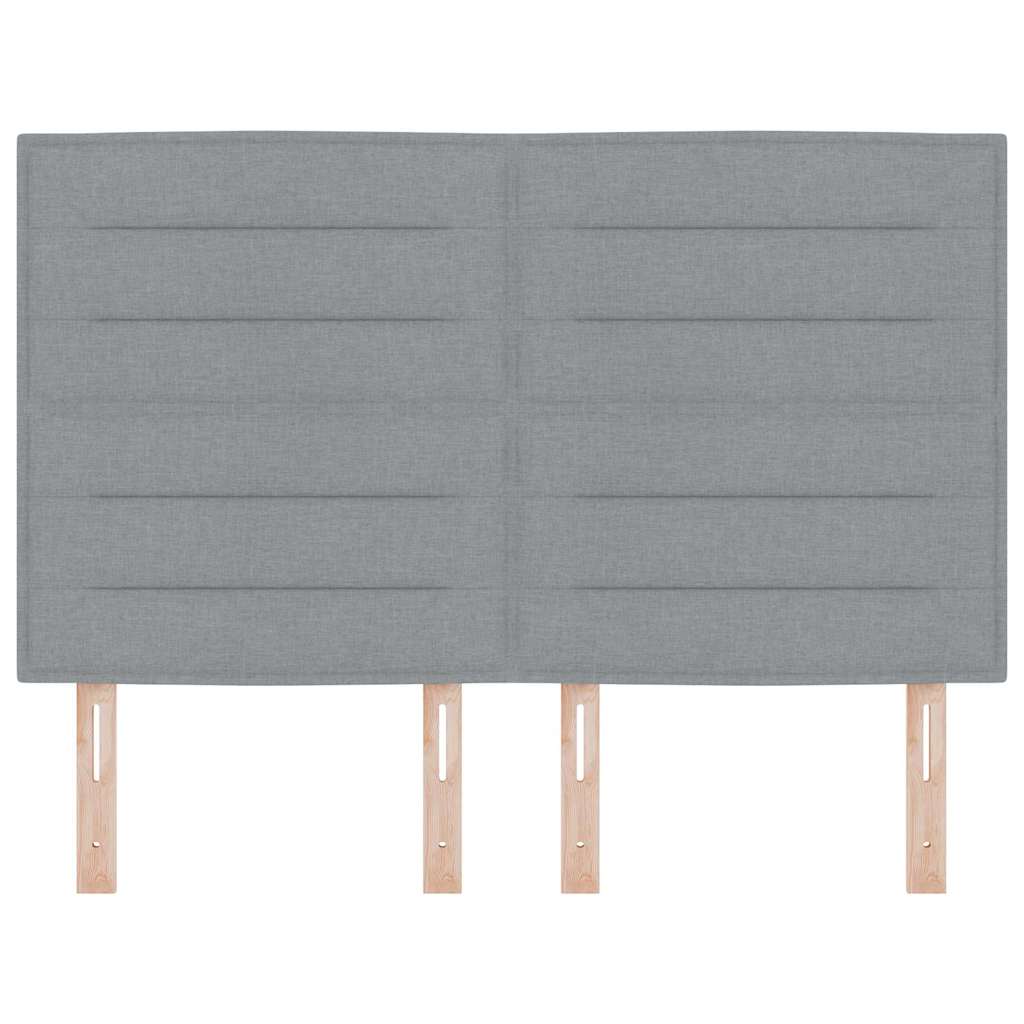 Hoofdbord Lichtgrijs 144 cm Stof is nu te koop bij PeponiXL, paradijselijk wonen!