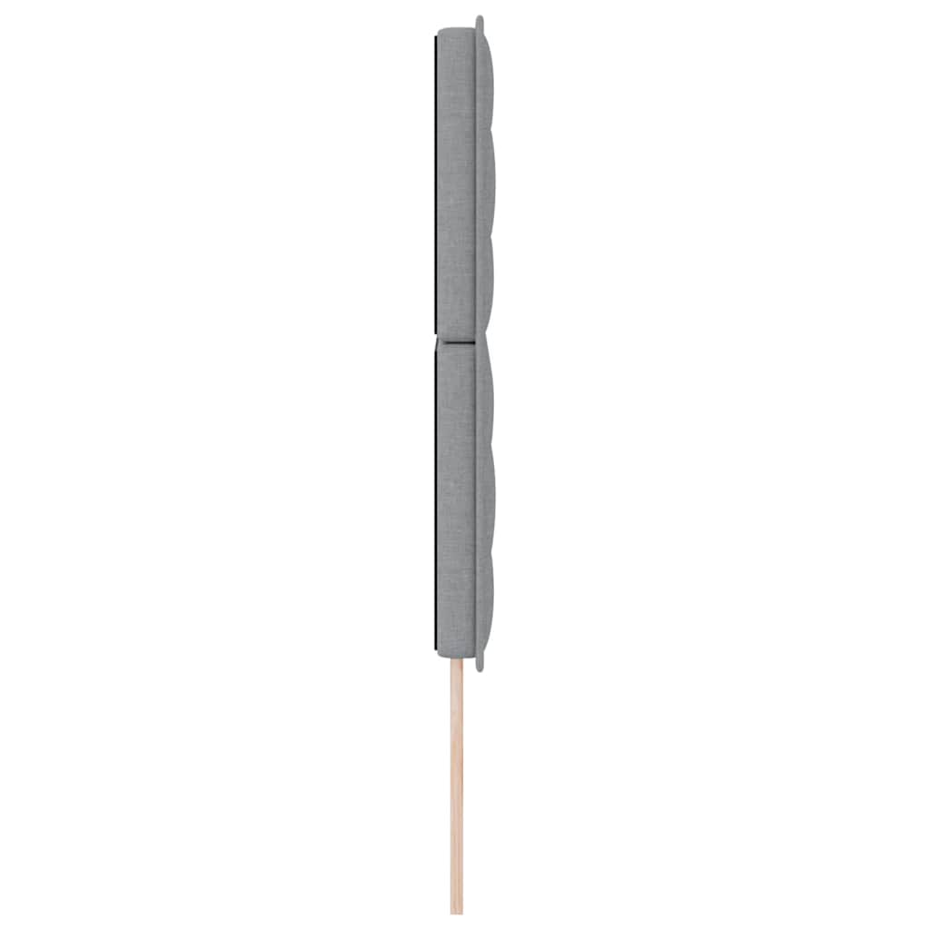 Hoofdbord Lichtgrijs 144 cm Stof is nu te koop bij PeponiXL, paradijselijk wonen!