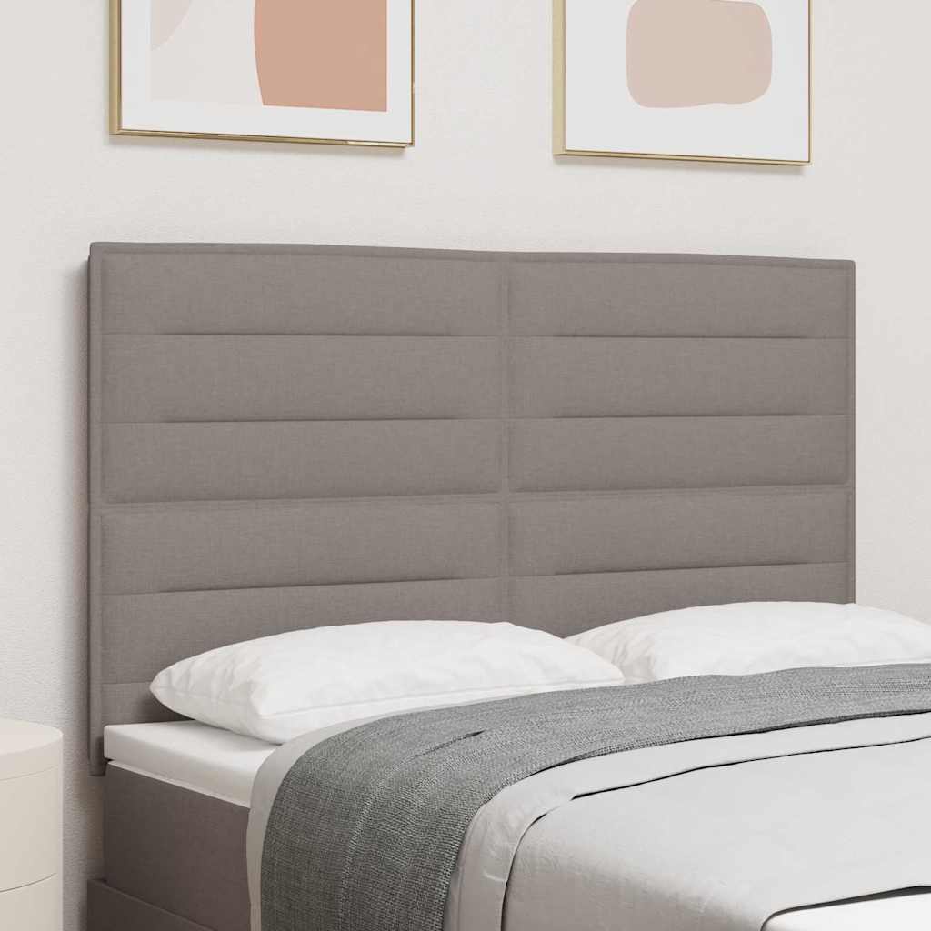 Hoofdbord Taupe 144 cm Stof is nu te koop bij PeponiXL, paradijselijk wonen!