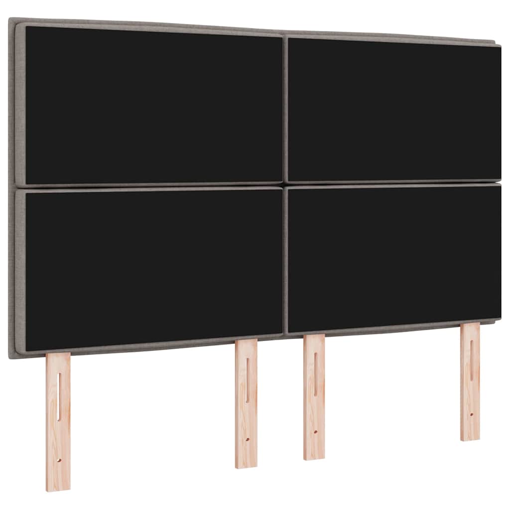Hoofdbord Taupe 144 cm Stof is nu te koop bij PeponiXL, paradijselijk wonen!