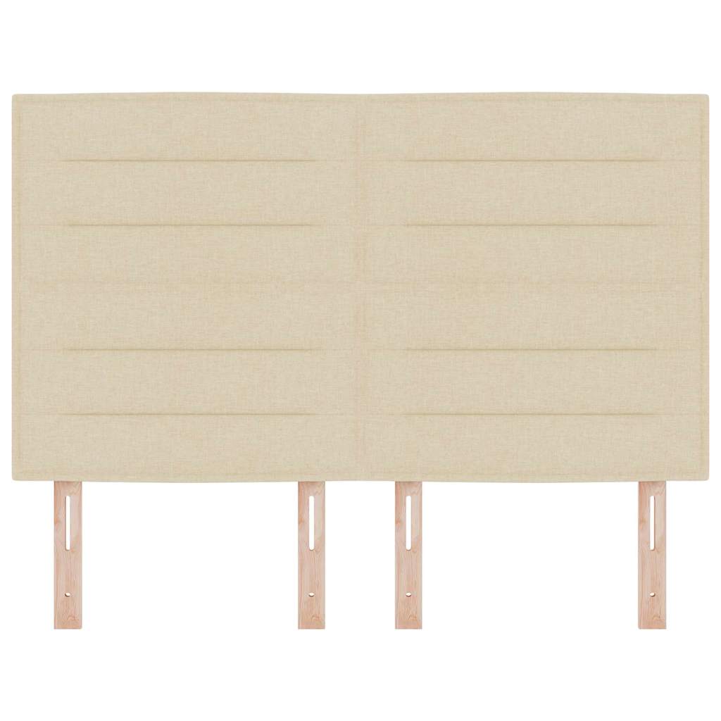 Hoofdbord Crème 144 cm Stof is nu te koop bij PeponiXL, paradijselijk wonen!