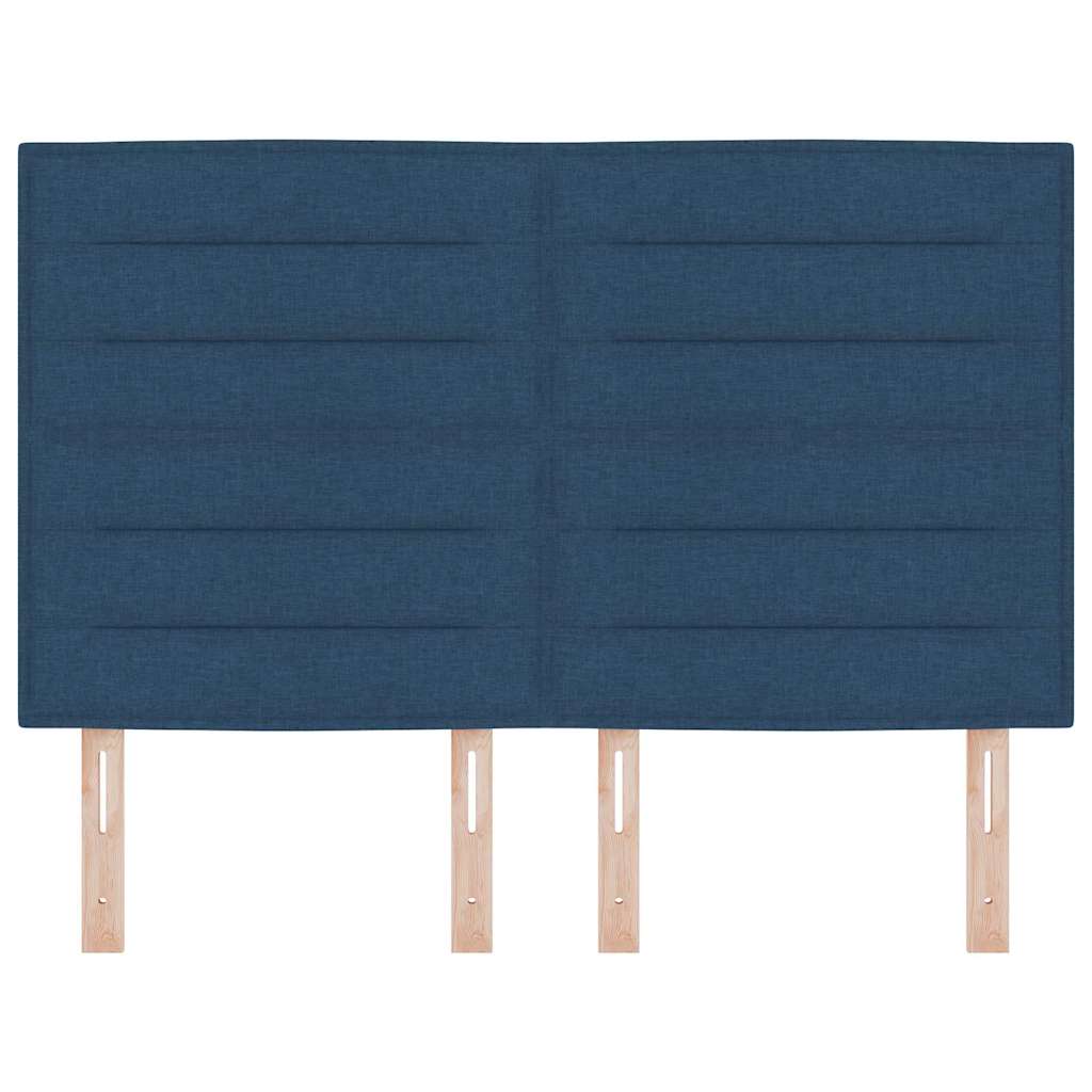 Hoofdbord Blauw 144 cm Stof is nu te koop bij PeponiXL, paradijselijk wonen!