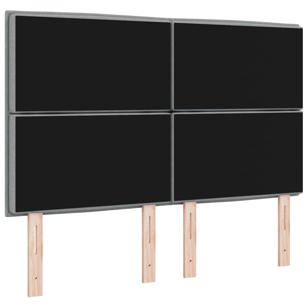 Hoofdbord Lichtgrijs 160 cm Stof is nu te koop bij PeponiXL, paradijselijk wonen!