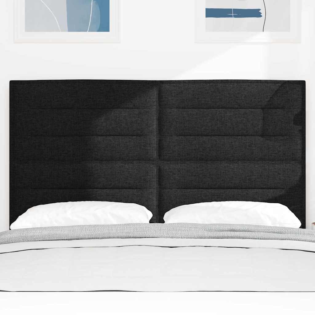 Hoofdbord Zwart 160 cm Stof is nu te koop bij PeponiXL, paradijselijk wonen!
