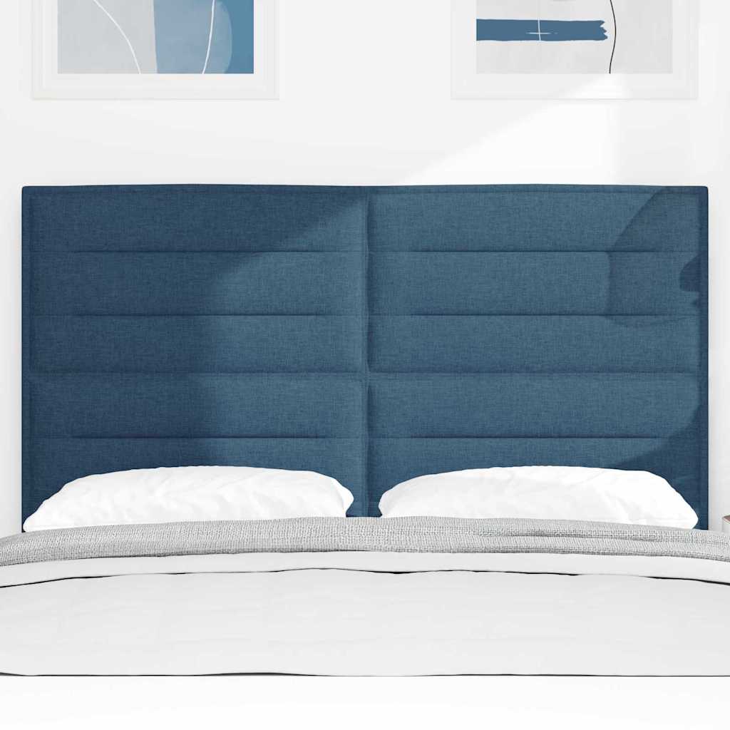 Hoofdbord Blauw 160 cm Stof is nu te koop bij PeponiXL, paradijselijk wonen!