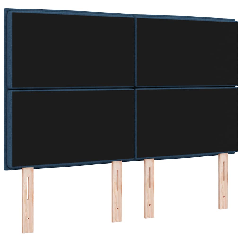 Hoofdbord Blauw 160 cm Stof is nu te koop bij PeponiXL, paradijselijk wonen!