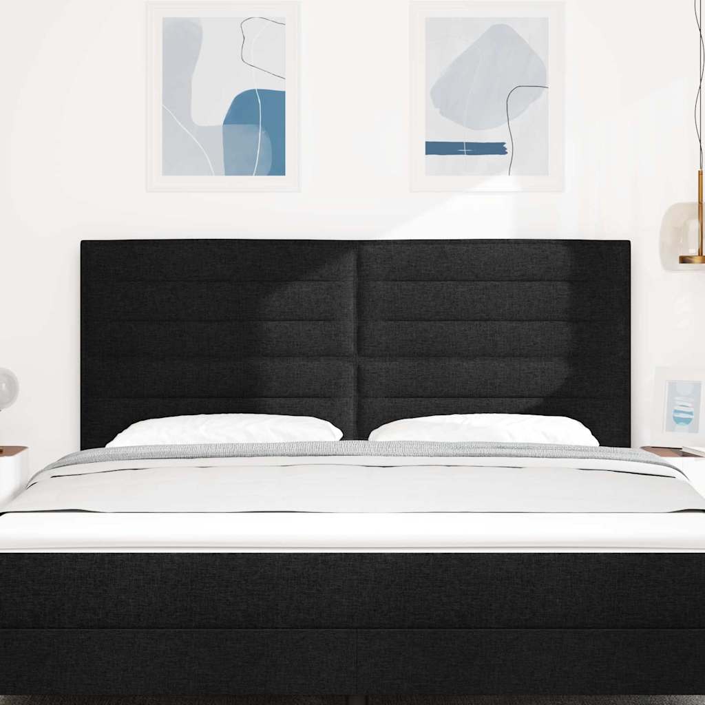Hoofdbord Zwart 180 cm Stof is nu te koop bij PeponiXL, paradijselijk wonen!