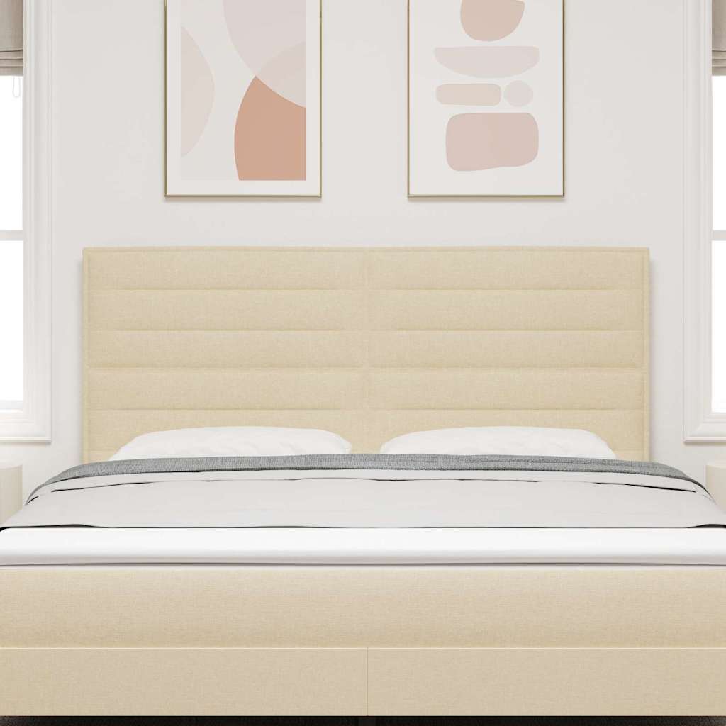 Hoofdbord Crème 180 cm Stof is nu te koop bij PeponiXL, paradijselijk wonen!