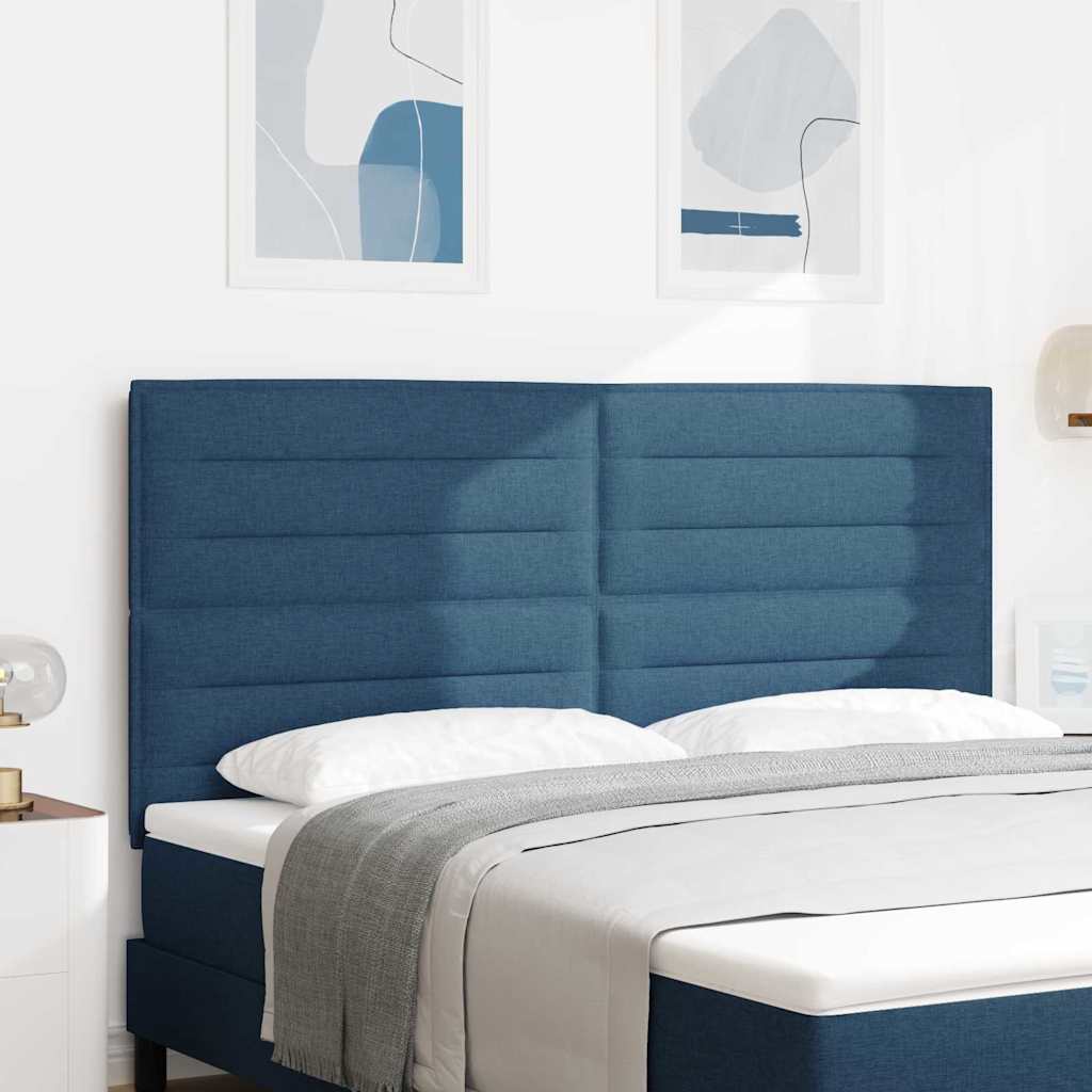 Hoofdbord Blauw 180 cm Stof is nu te koop bij PeponiXL, paradijselijk wonen!