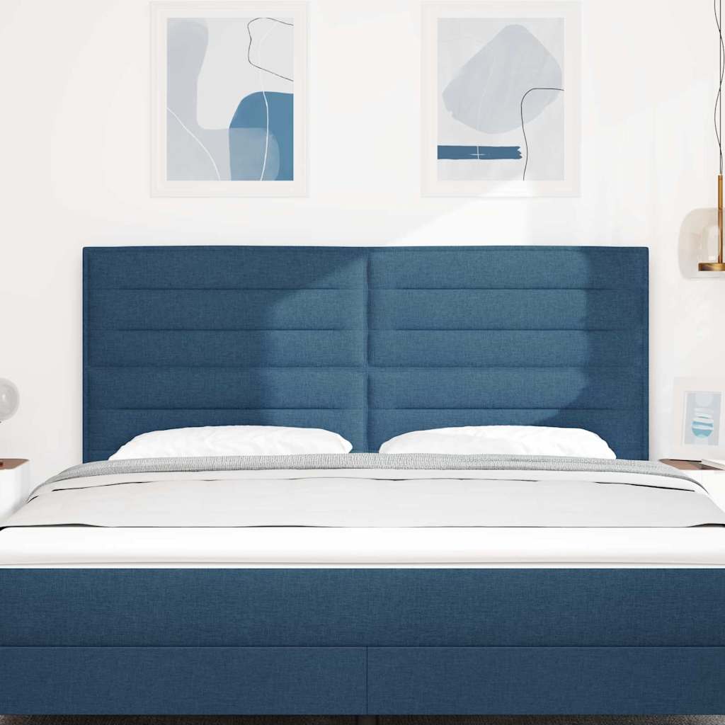 Hoofdbord Blauw 180 cm Stof is nu te koop bij PeponiXL, paradijselijk wonen!