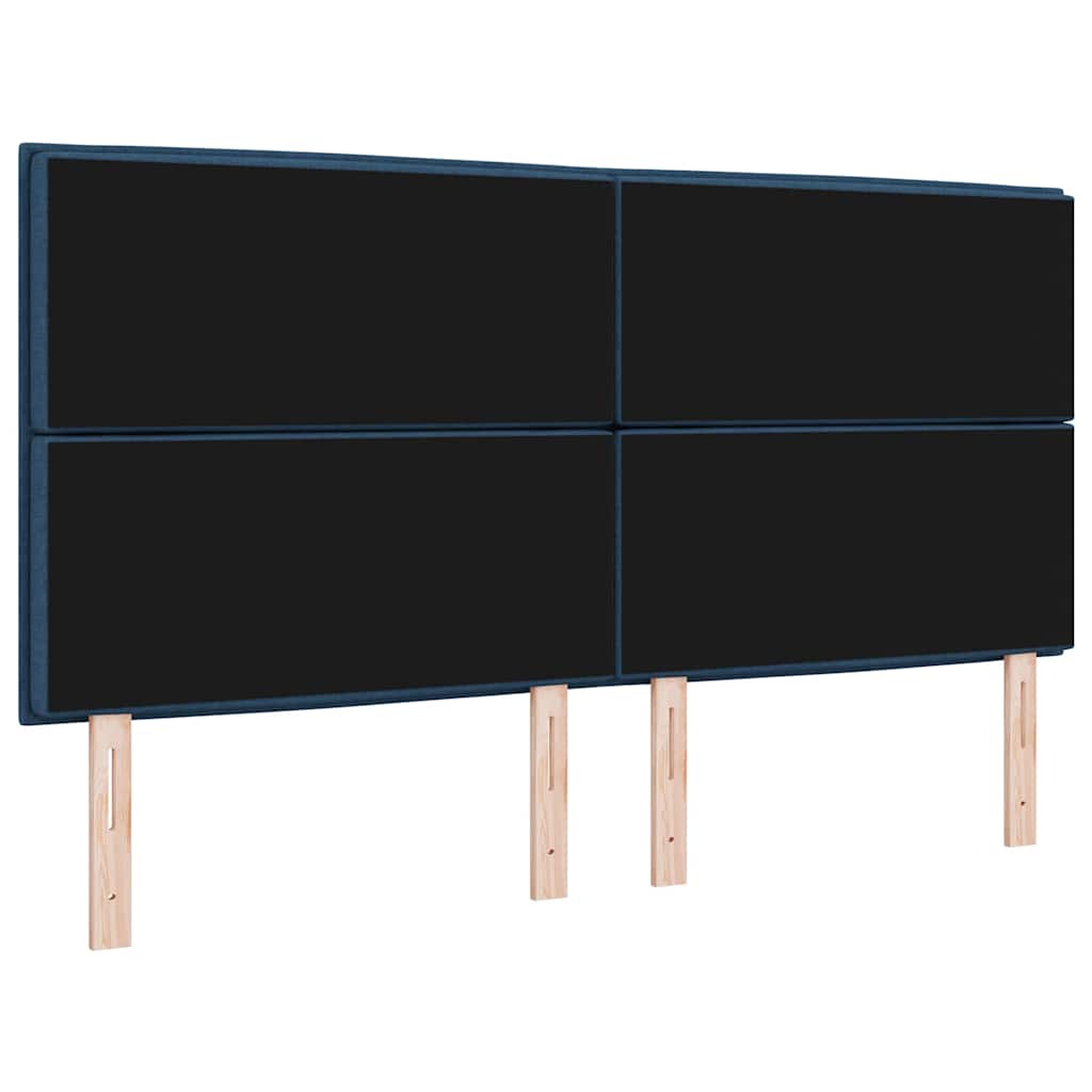 Hoofdbord Blauw 180 cm Stof is nu te koop bij PeponiXL, paradijselijk wonen!