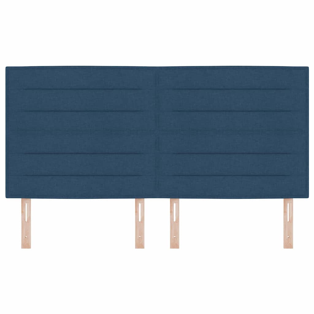 Hoofdbord Blauw 180 cm Stof is nu te koop bij PeponiXL, paradijselijk wonen!