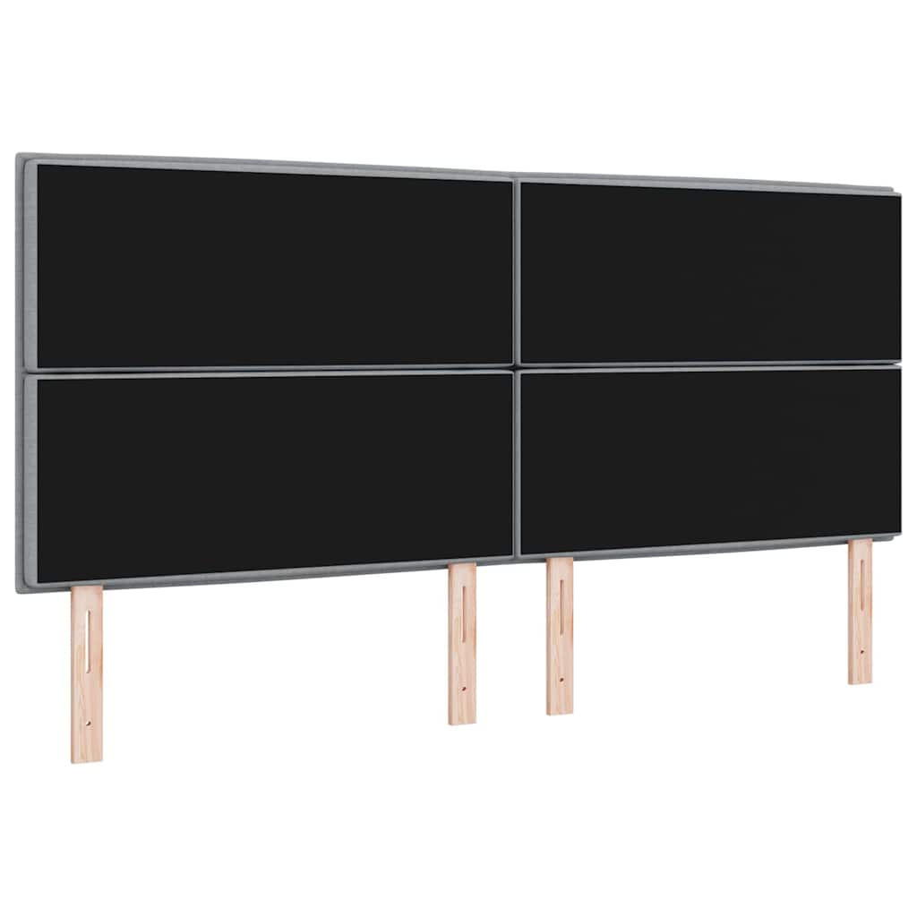 Hoofdbord Lichtgrijs 200 cm Stof is nu te koop bij PeponiXL, paradijselijk wonen!