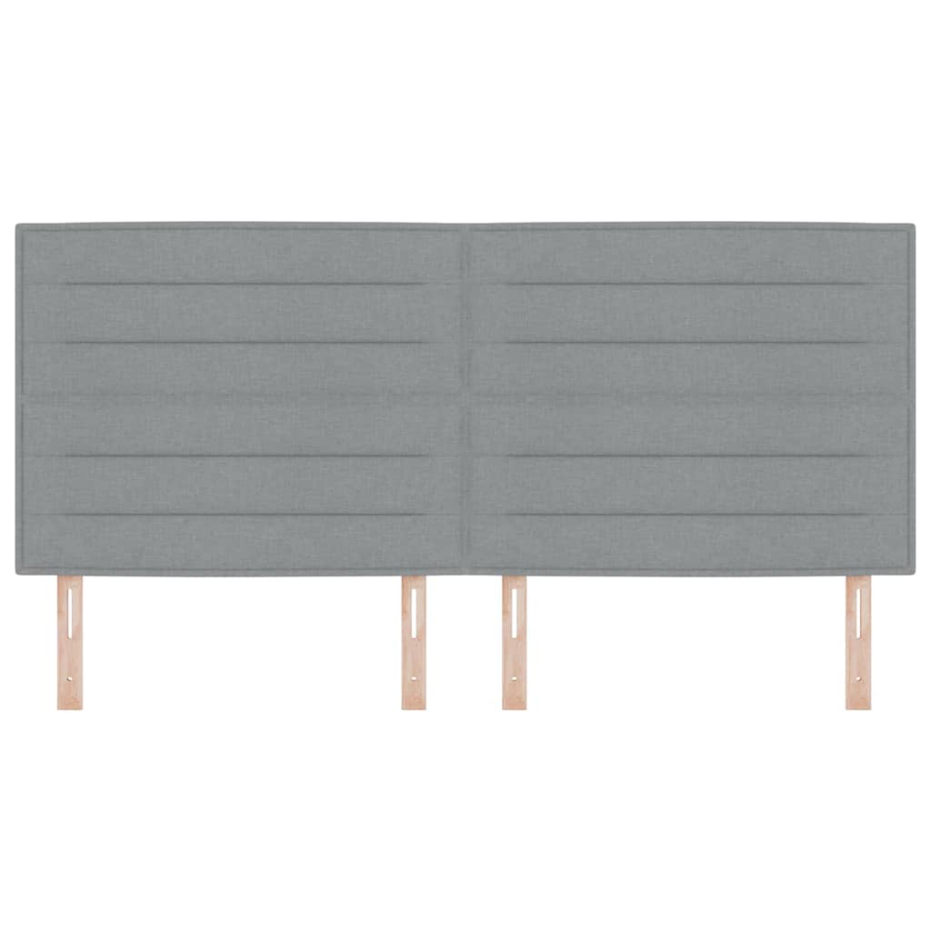 Hoofdbord Lichtgrijs 200 cm Stof is nu te koop bij PeponiXL, paradijselijk wonen!