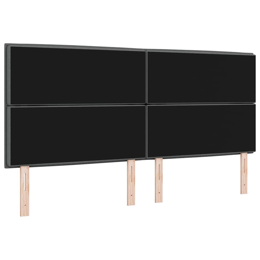 Hoofdbord Donkergrijs 200 cm Stof is nu te koop bij PeponiXL, paradijselijk wonen!