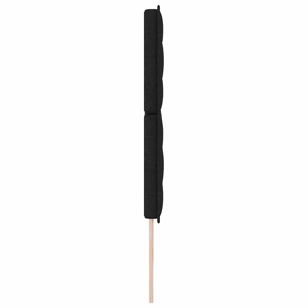 Hoofdbord Zwart 200 cm Stof is nu te koop bij PeponiXL, paradijselijk wonen!