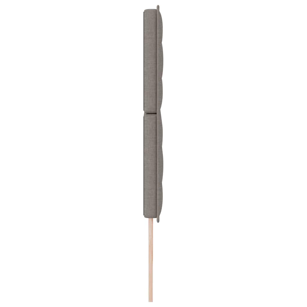 Hoofdbord Taupe 200 cm Stof is nu te koop bij PeponiXL, paradijselijk wonen!