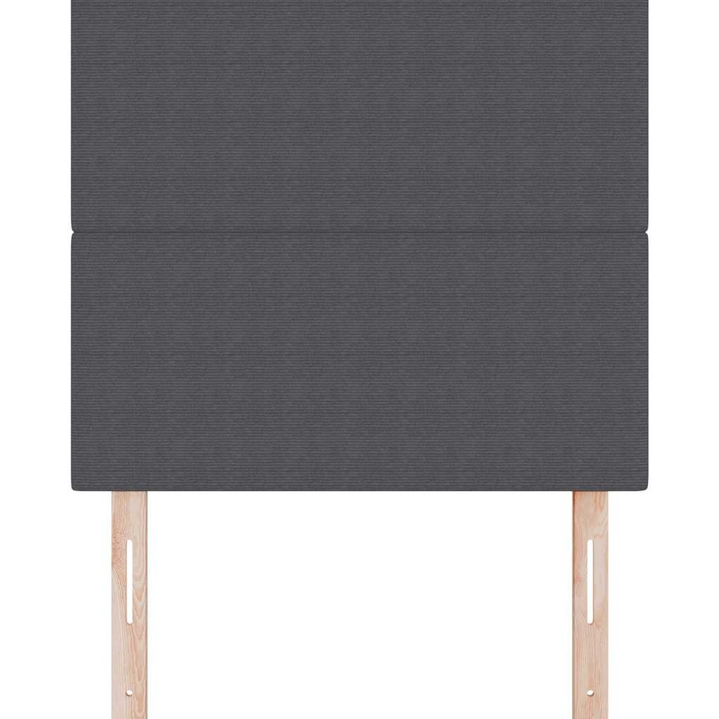 Hoofdbord Donkergrijs 90 cm Katoen Stof is nu te koop bij PeponiXL, paradijselijk wonen!